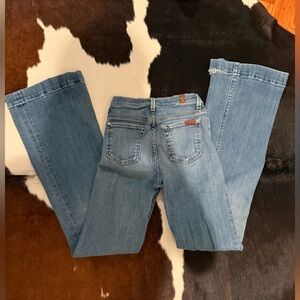 7 For All Mankind Light Blue Flare Jeans dojo